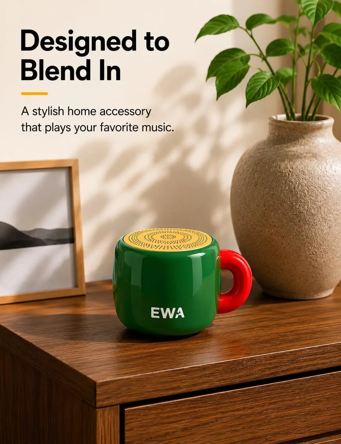 Mini głośnik Bluetooth w kszta – Home Decor Range recenzja i cena