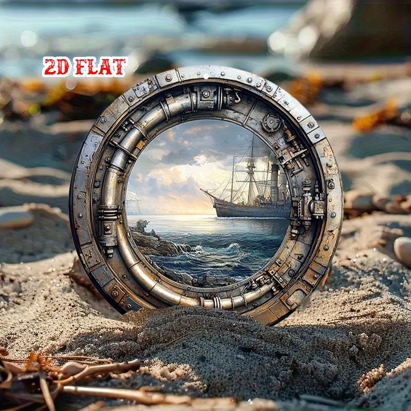[2D Flat] Metalowy Znak Ścienn – Home Decor Nautical recenzja i cena