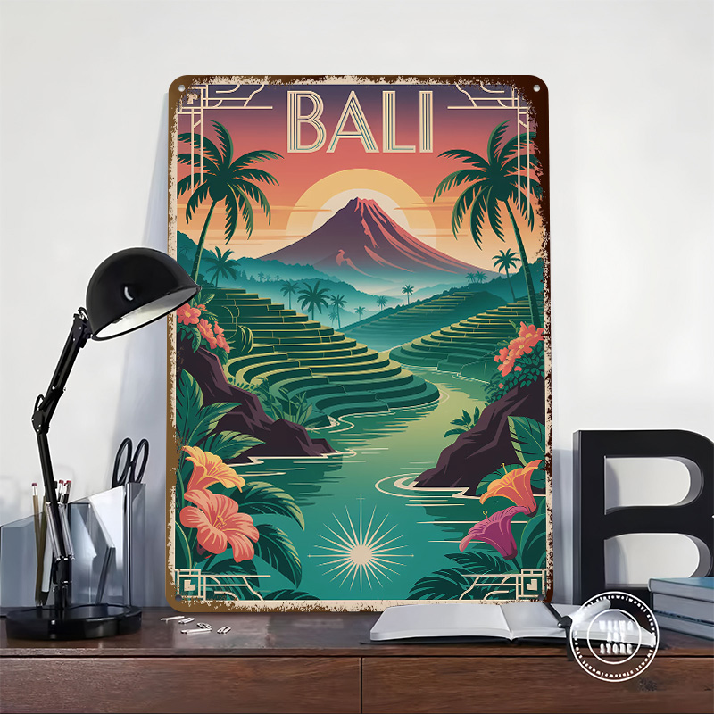 Plakat w stylu Art Deco z moty – Home Decor Bali recenzja i cena
