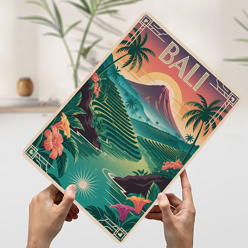 Plakat w stylu Art Deco z moty – Home Decor Bali recenzja i cena