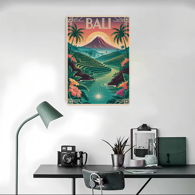 Plakat w stylu Art Deco z moty – Home Decor Bali recenzja i cena