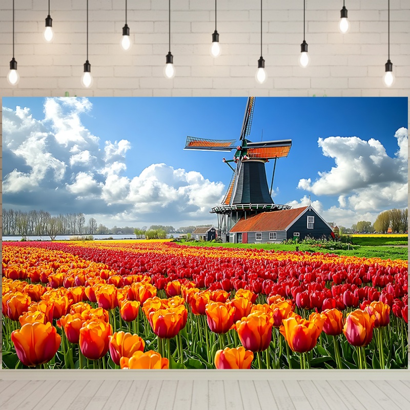 Gobelin Ścienny Wiatrak Pole T – Home Decor Netherlands recenzja i cena