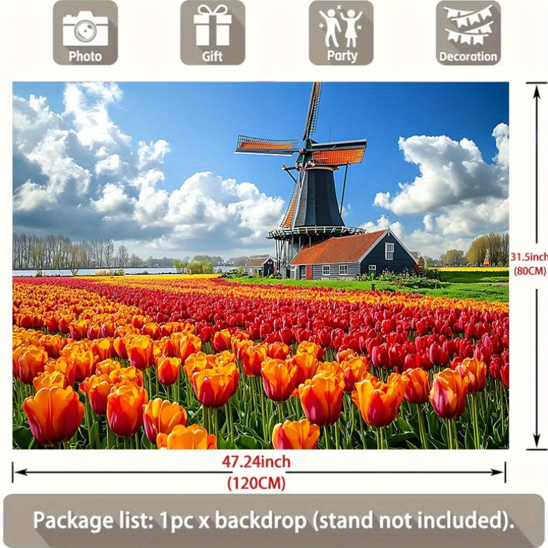 Gobelin Ścienny Wiatrak Pole T – Home Decor Netherlands recenzja i cena