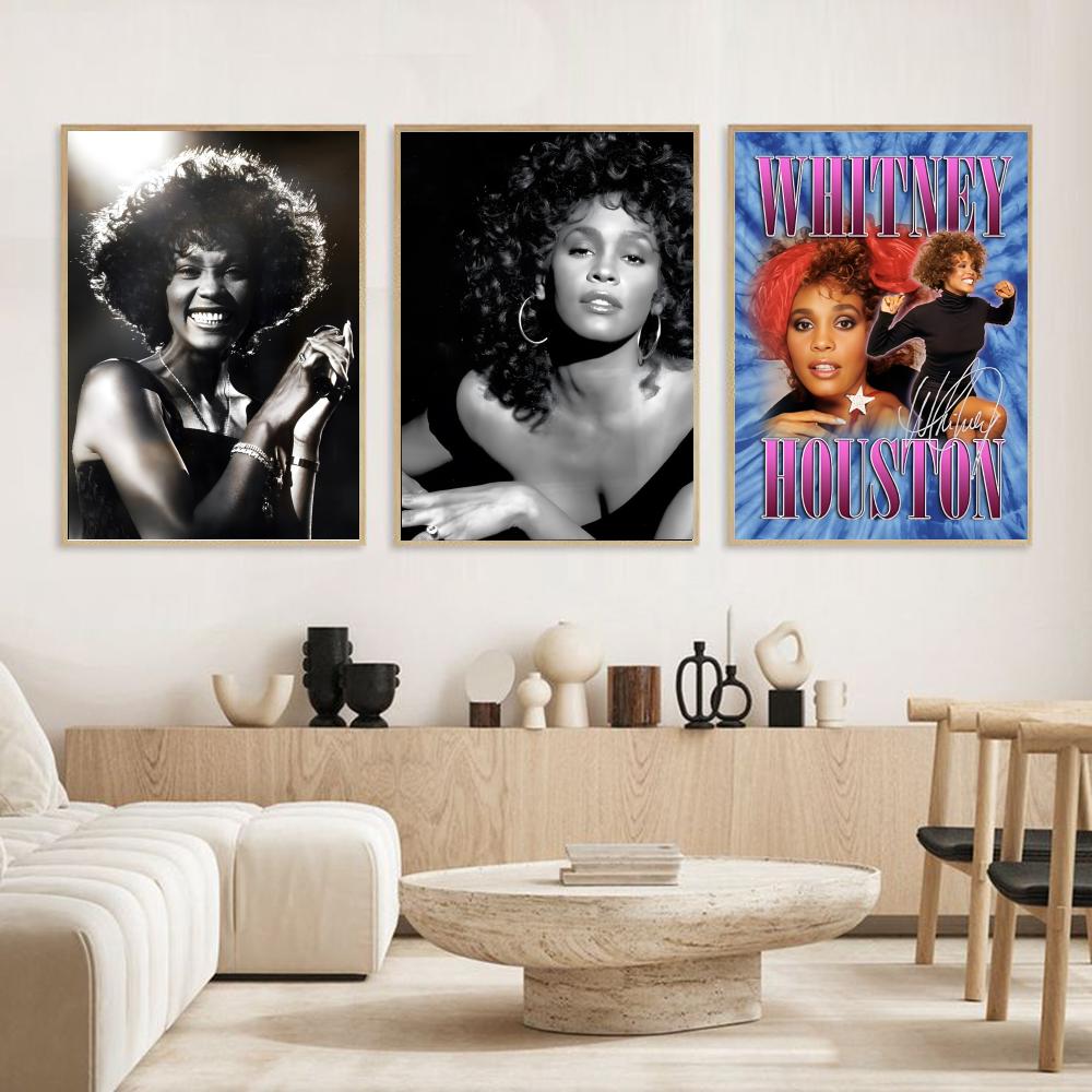 Plakat z Whitney Houston, prez – Home Decor Houston recenzja i cena
