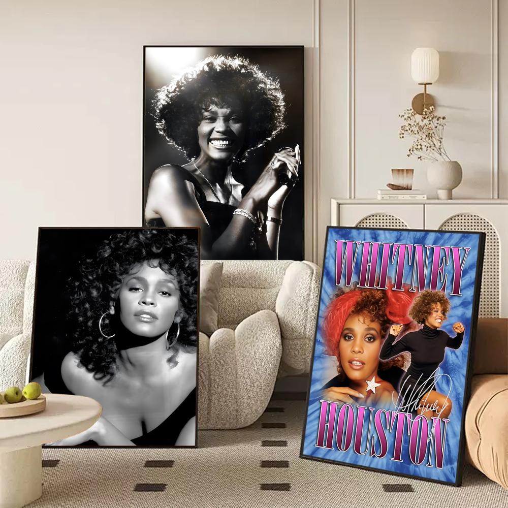 Plakat z Whitney Houston, prez – Home Decor Houston recenzja i cena