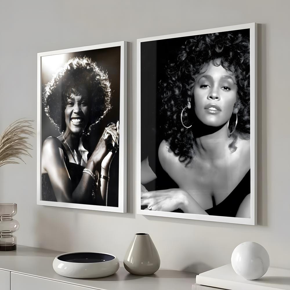 Plakat z Whitney Houston, prez – Home Decor Houston recenzja i cena