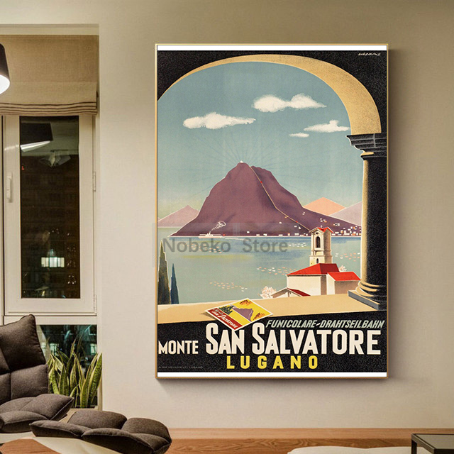 Szwajcarskie zabytkowe plakaty – Home Decor Zurich recenzja i cena