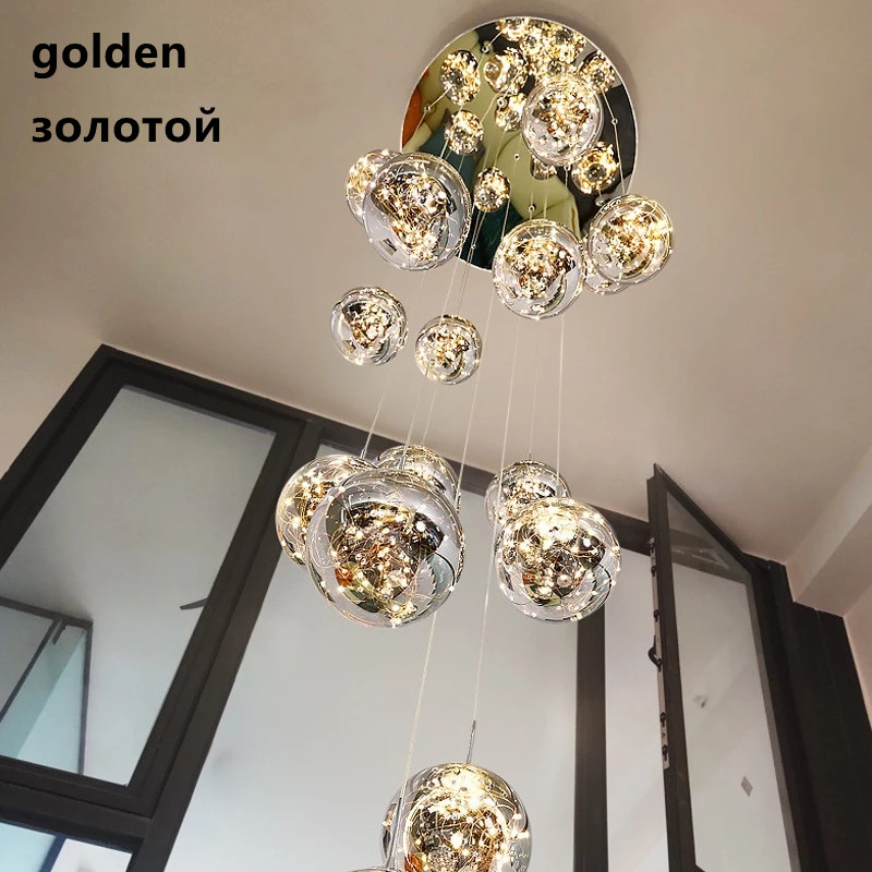 Nowoczesny żyrandol Led szklan – Hanging Moon Lamp recenzja i cena