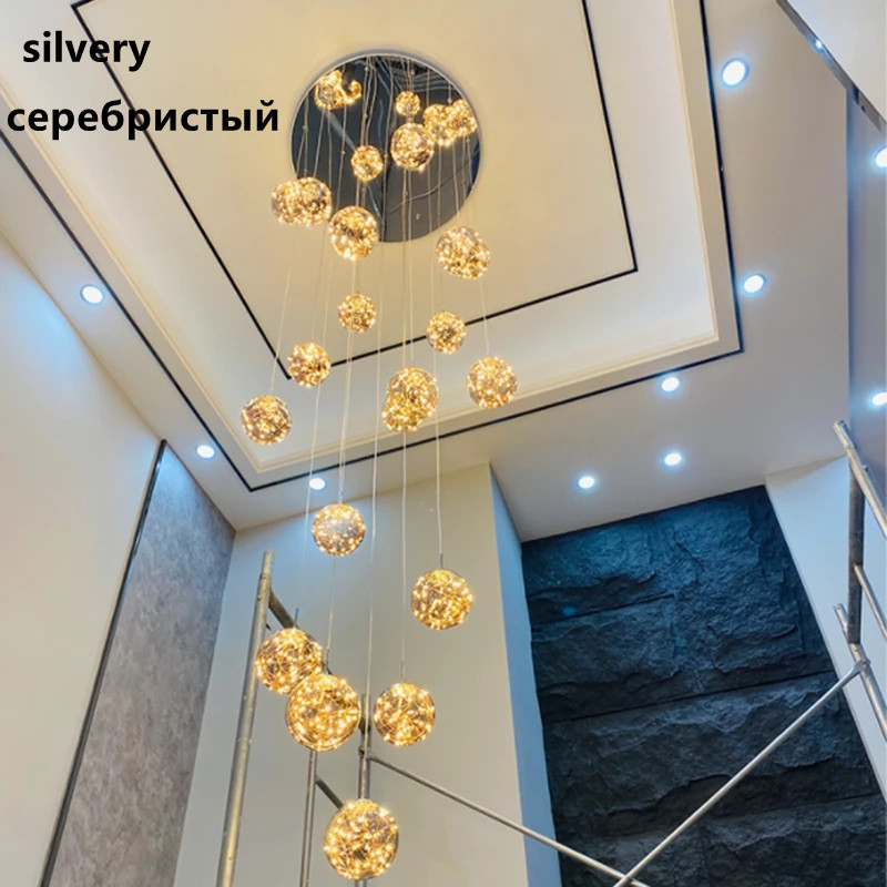 Nowoczesny żyrandol Led szklan – Hanging Moon Lamp recenzja i cena