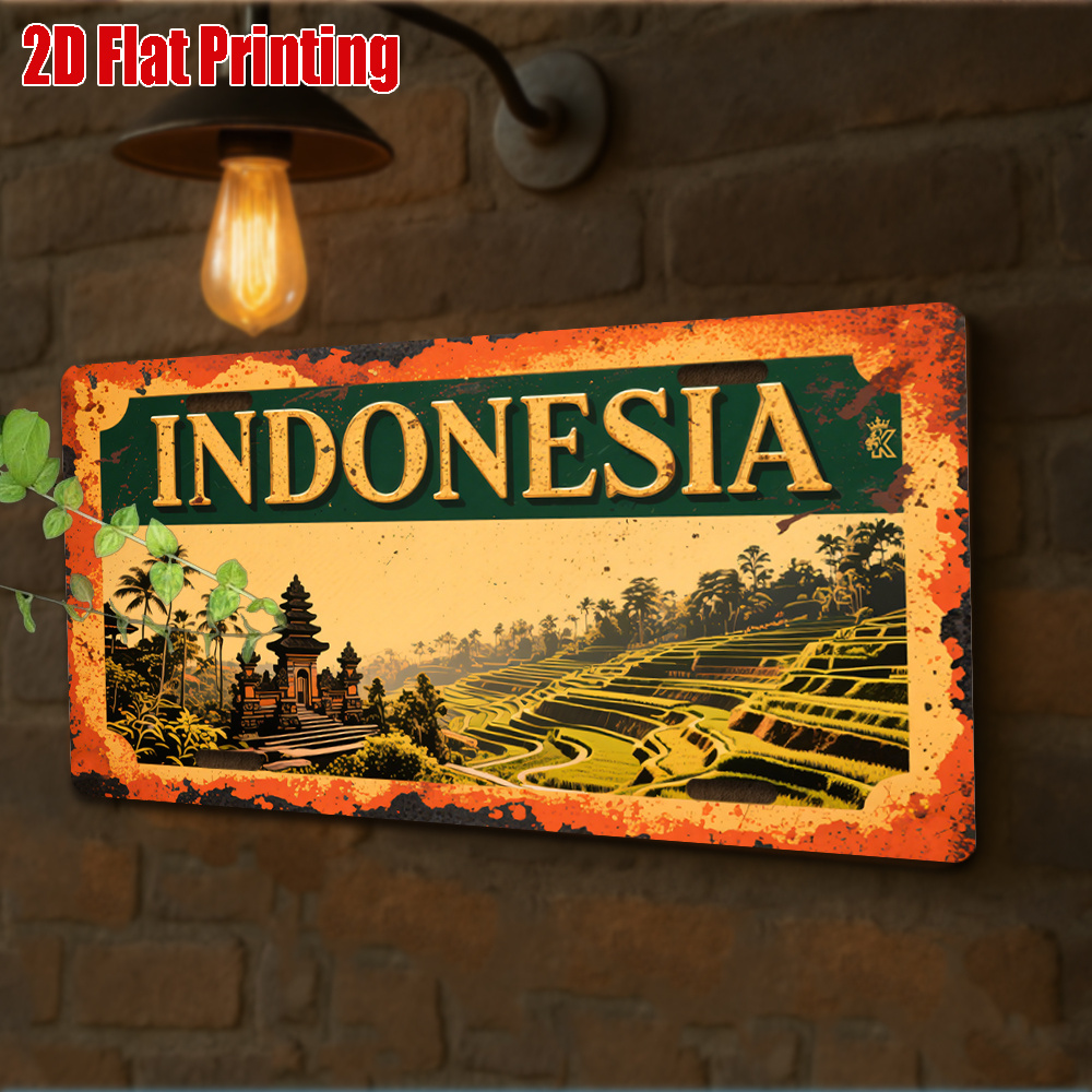 Indonezja Bali Krajobraz Metal – Home Decor Bali recenzja i cena