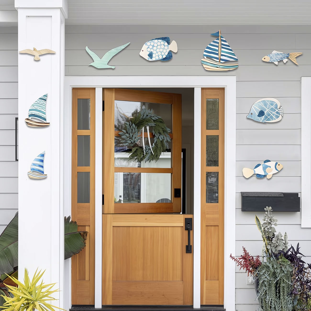9 szt. Drewnianych dekoracji ś – Home Decor Nautical recenzja i cena