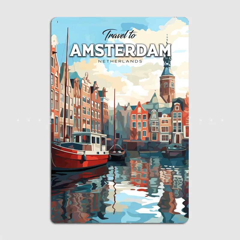 Amsterdam Holandia Podróżowani – Home Decor Netherlands recenzja i cena