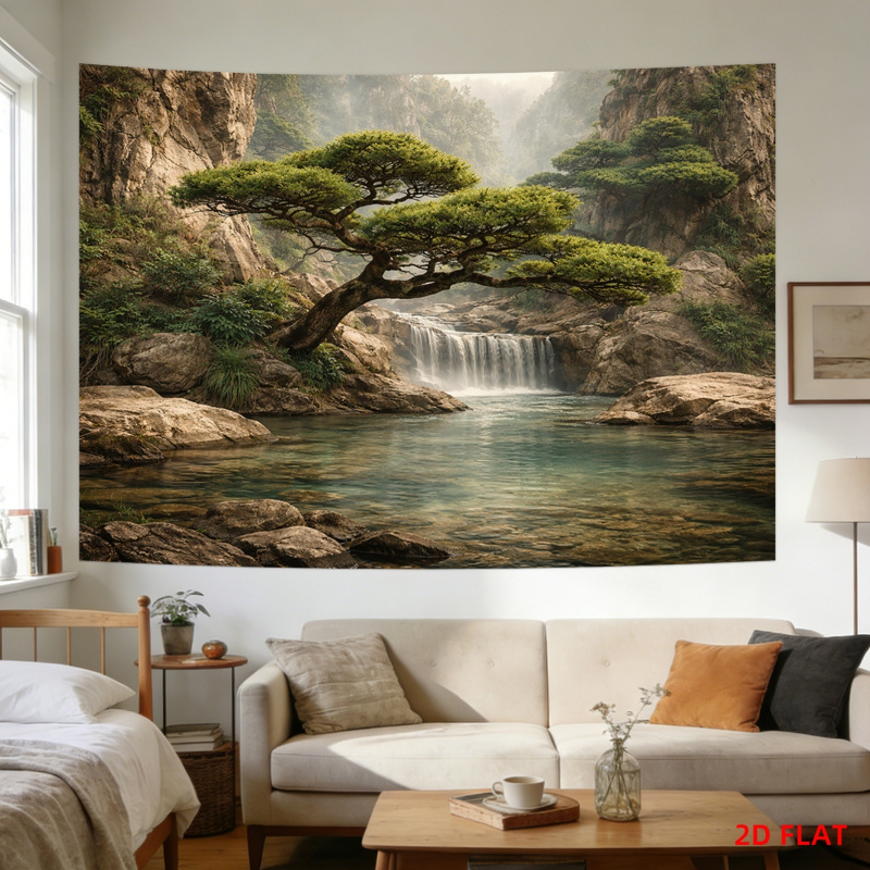 Gobelin z motywem górskiego kr – Home Decor Range recenzja i cena
