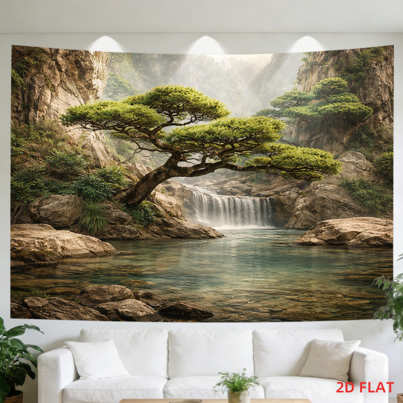 Gobelin z motywem górskiego kr – Home Decor Range recenzja i cena