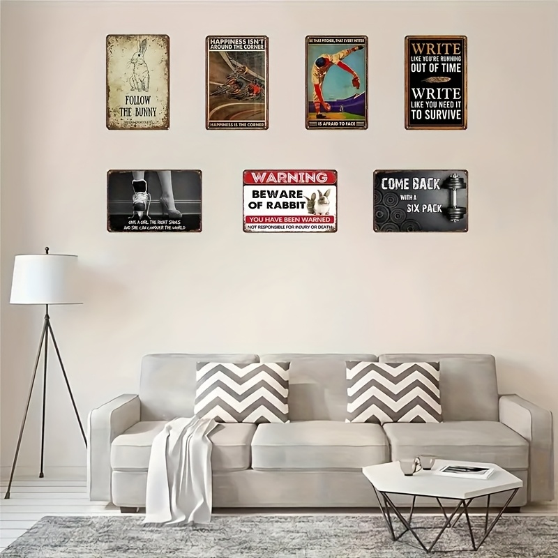19. Personalizowana metalowa t – Home Decor Logo recenzja i cena