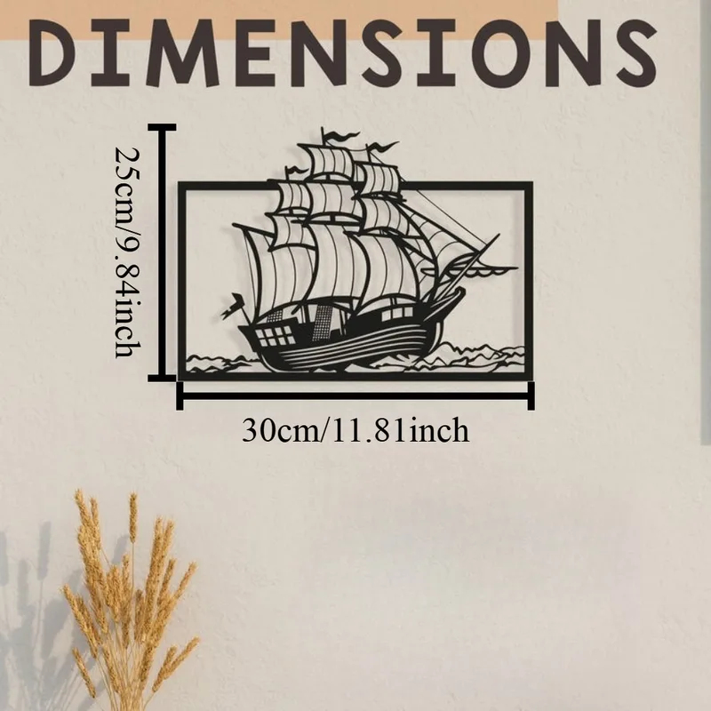Metalowa dekoracja ścienna z ż – Home Decor Nautical recenzja i cena