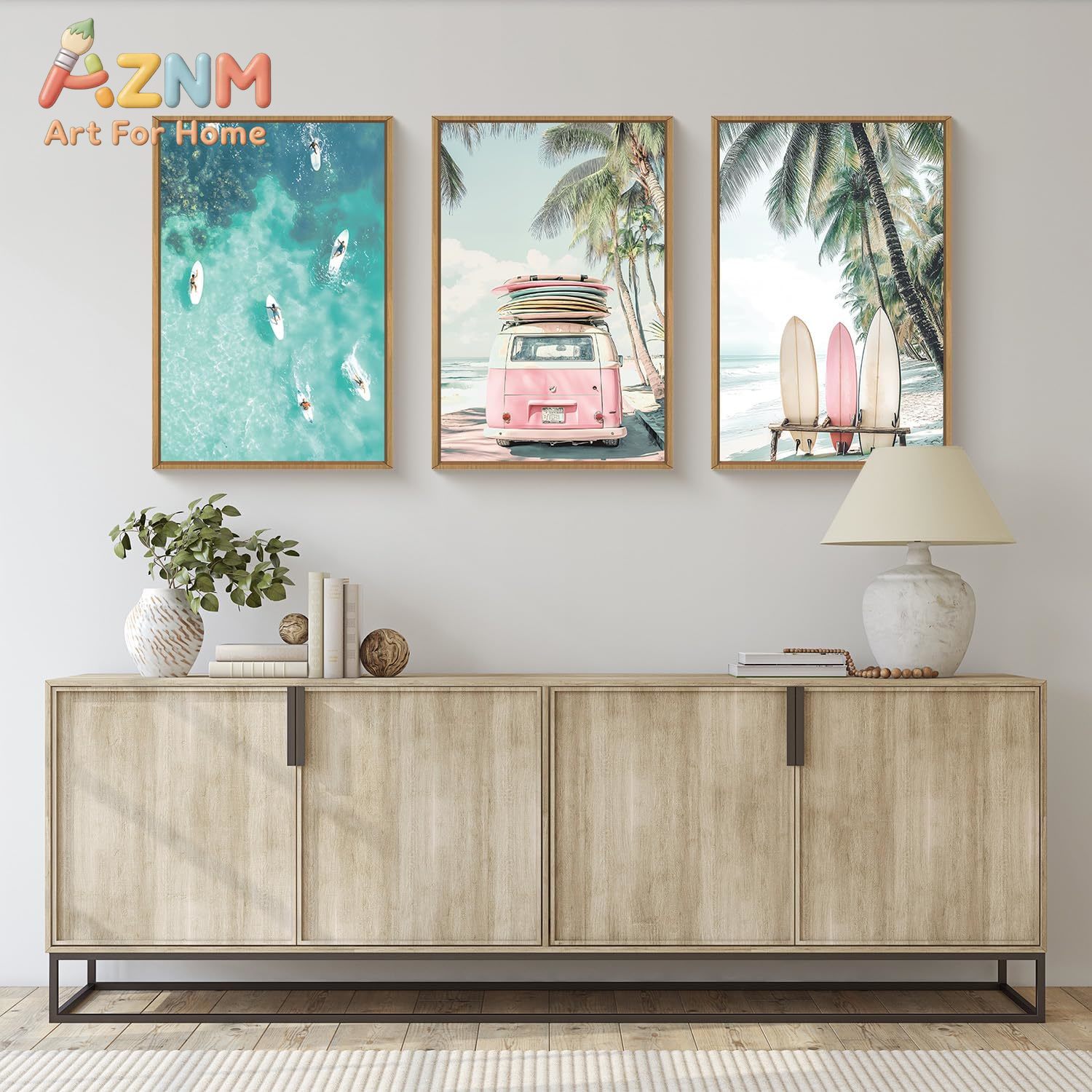 3 szt. Letnie obrazy na płótni – Home Decor Nautical recenzja i cena