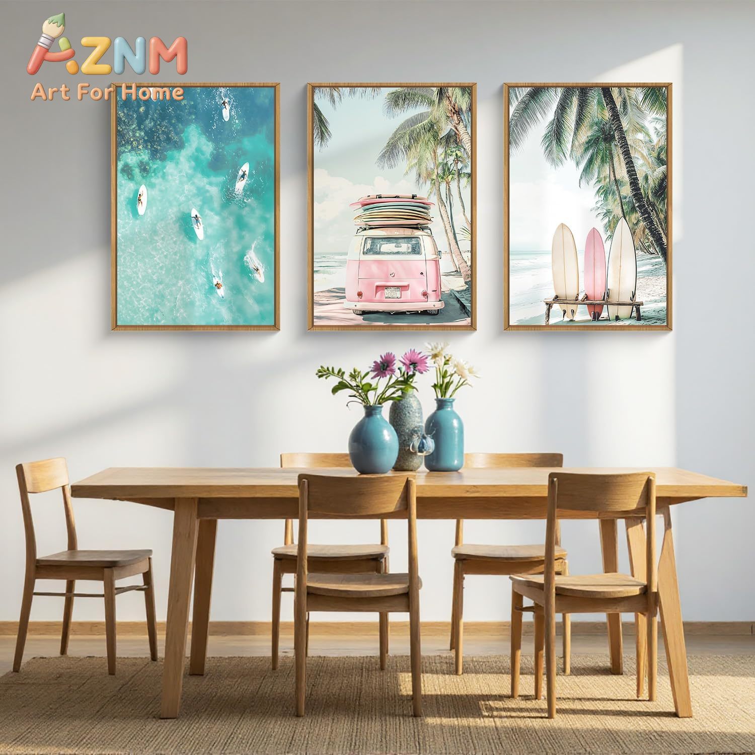 3 szt. Letnie obrazy na płótni – Home Decor Nautical recenzja i cena