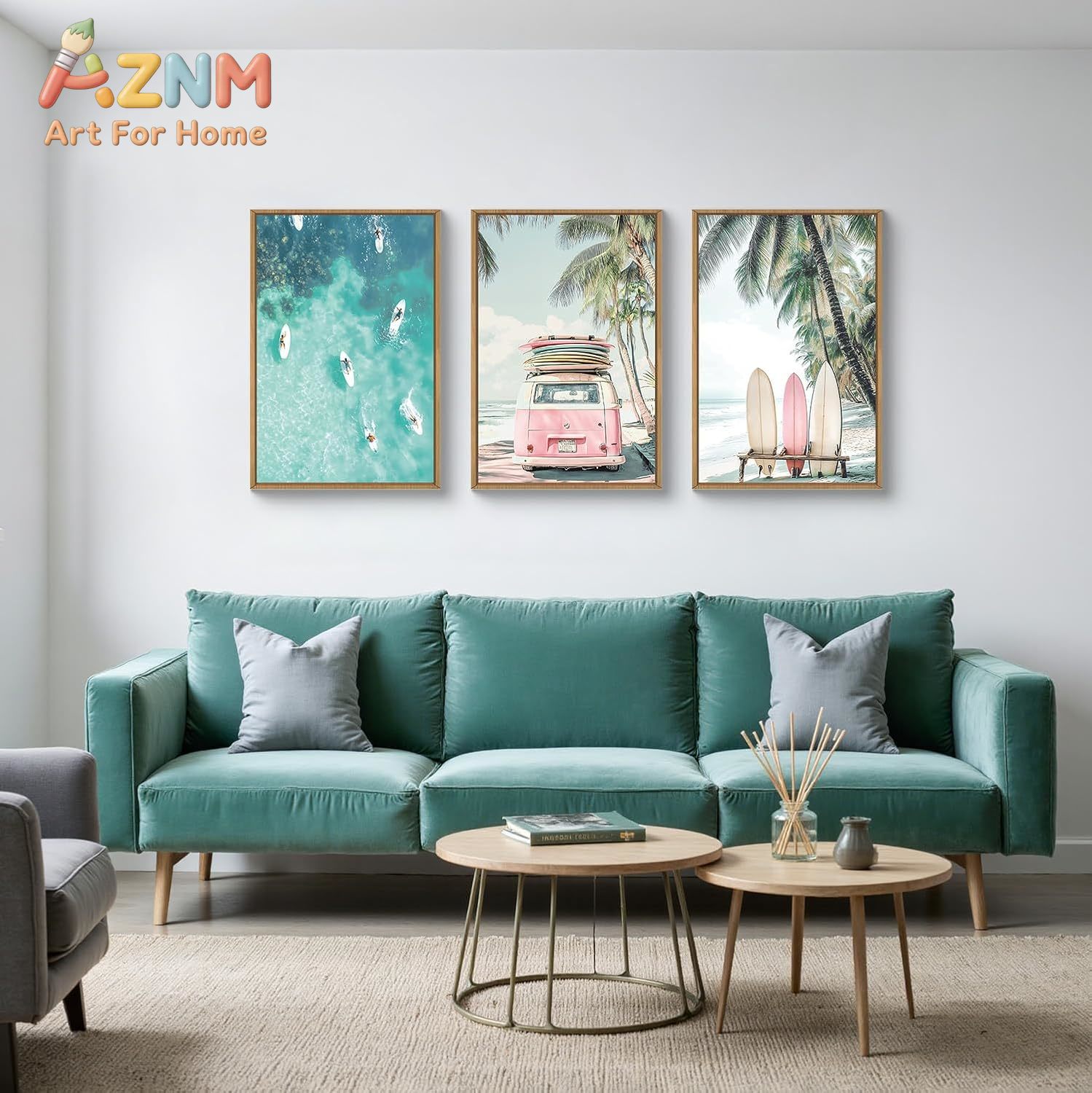 3 szt. Letnie obrazy na płótni – Home Decor Nautical recenzja i cena