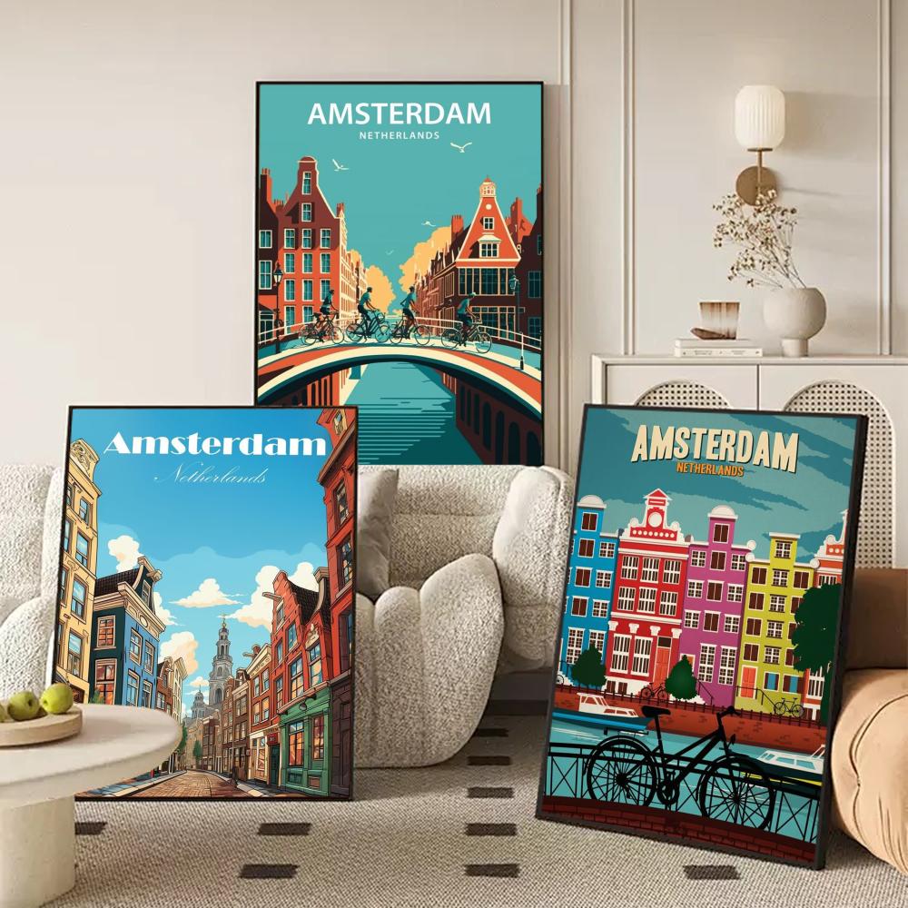 Amsterdam Holandia Obraz Kalig – Home Decor Netherlands recenzja i cena