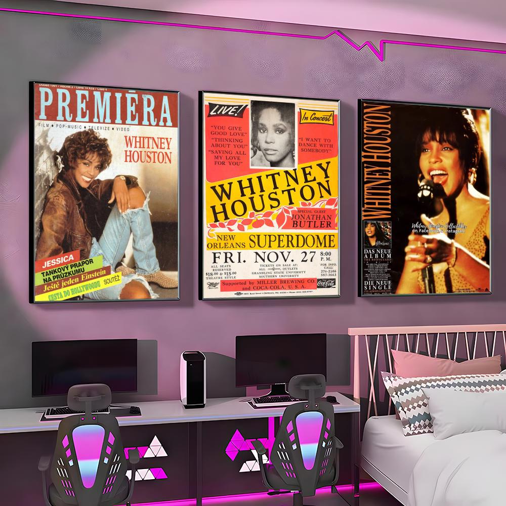 Plakat z Whitney Houston, este – Home Decor Houston recenzja i cena